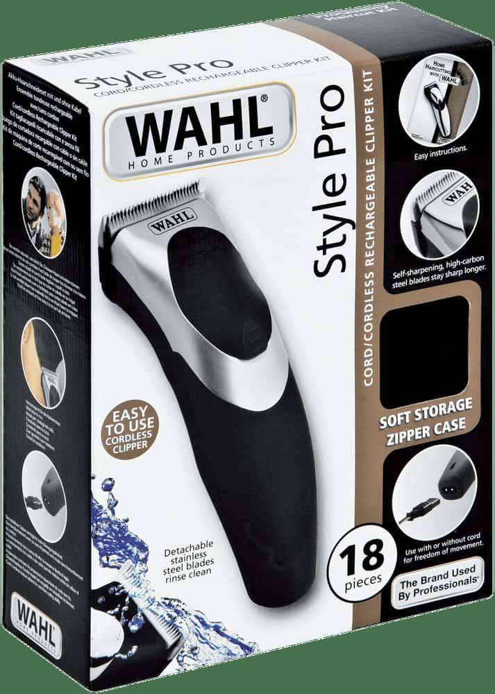 Wahl Style Pro Rechargeable Clipper Kit 18pc
