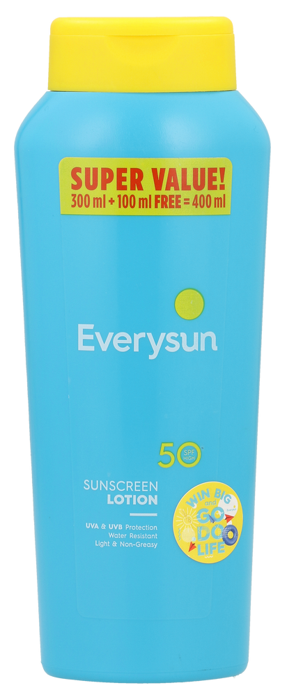 Everysun SPF 50 Sunscreen Lotion 400ml