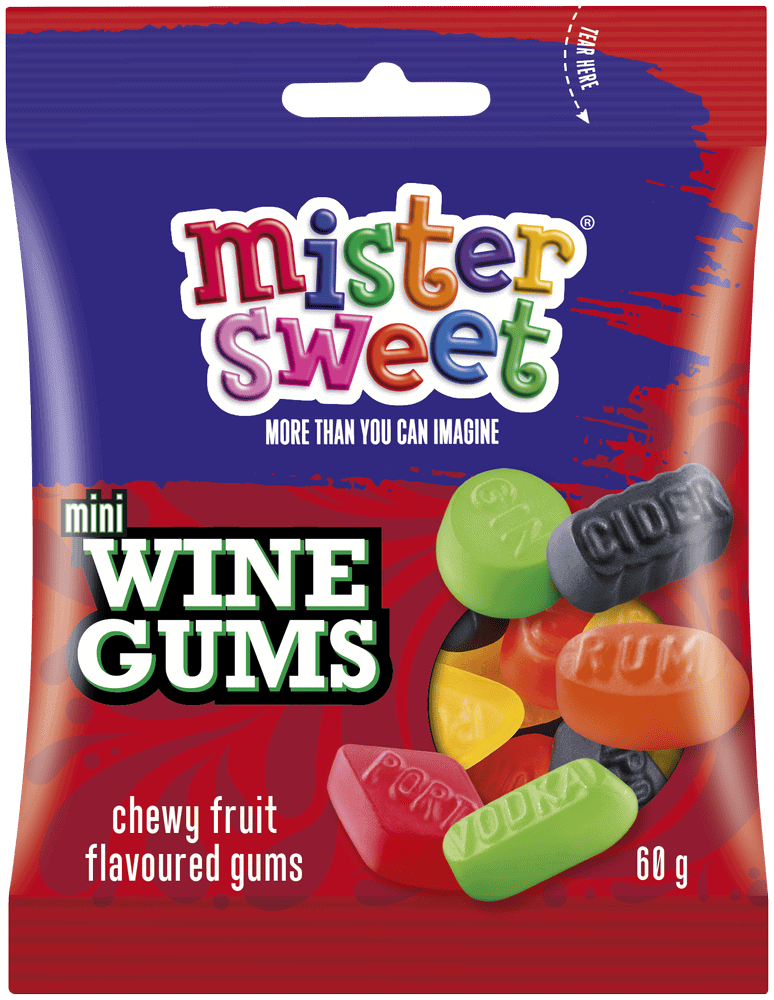 Mister Sweet Mini Wine Gums 60g