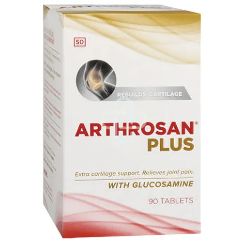 Front of Arthrosan Plus Tablets 90's box