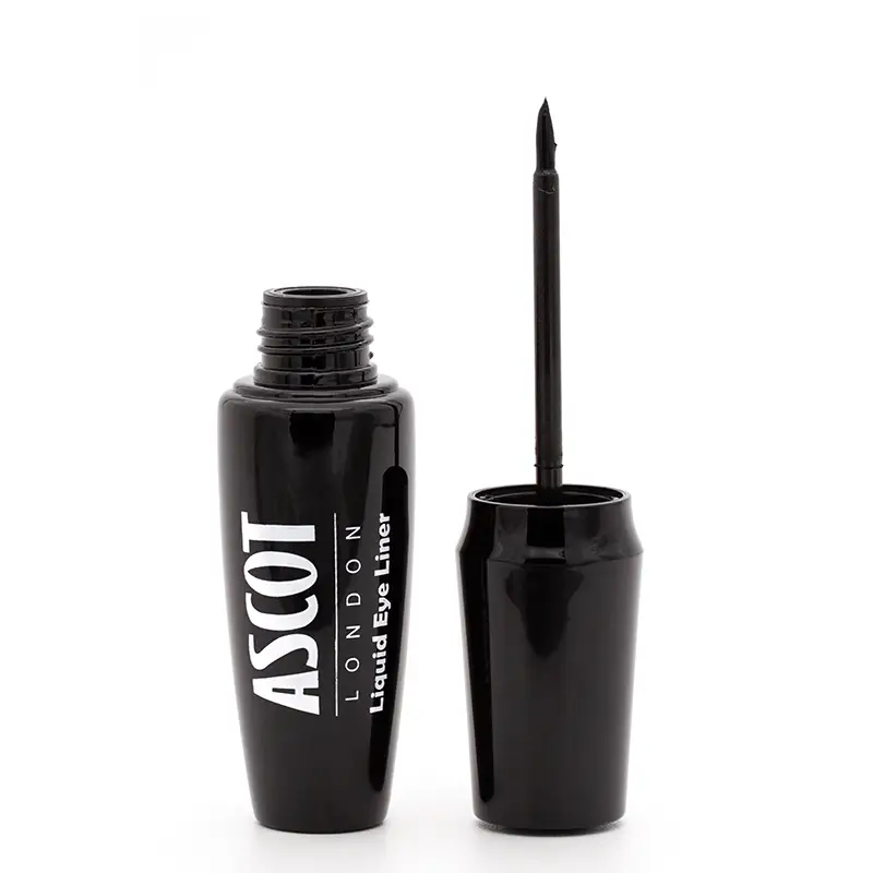 Open Ascot London Liquid Eye Liner bottle with applicator wand shown