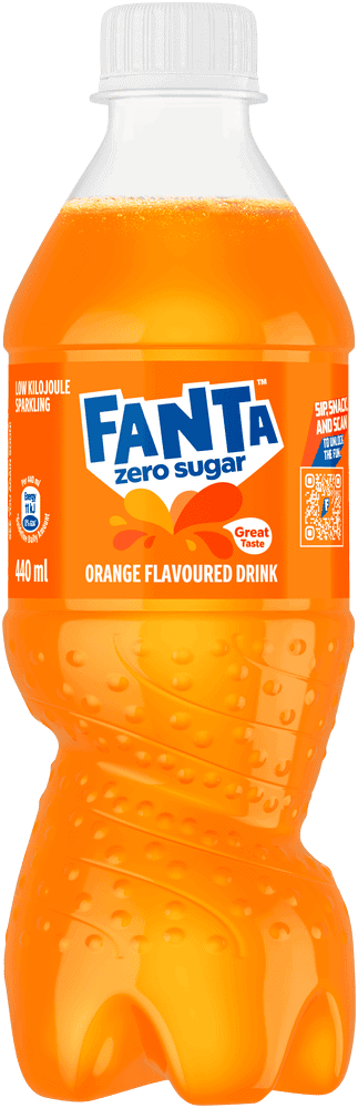 Fanta Zero Sugar Orange Flavoured Sparkling Drink 440ml
