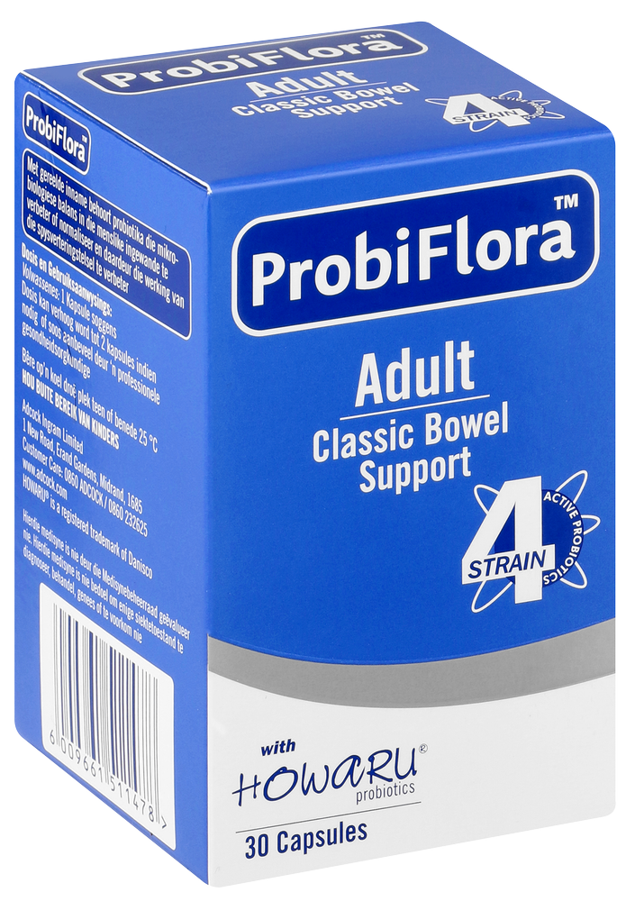 Probiflora Adult Classic Bowel Support Capsules 30pk