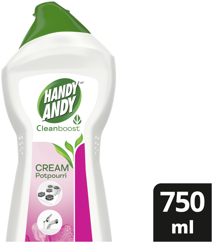 Handy Andy Cleanboost Potpourri Multipurpose Cleaning Cream 750ml