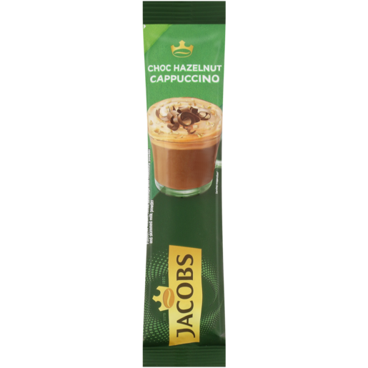 Front of Jacobs Choc Hazelnut Cappuccino sachet 18 g