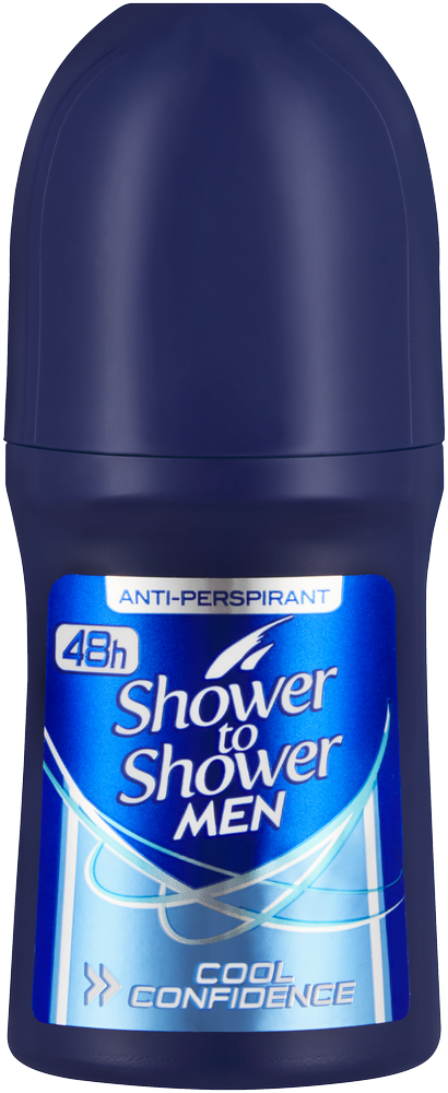 Shower To Shower Men Cool Confidence Anti-Perspirant Roll-On 50ml