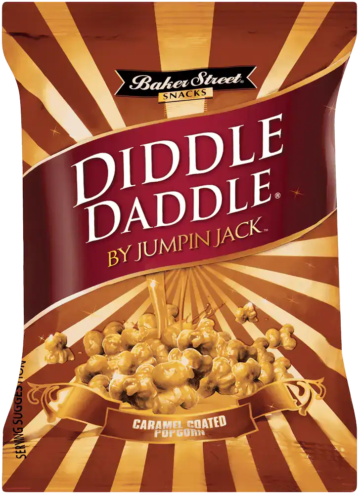 Baker Street Snacks Diddle Daddle Caramel Coated Popcorn 45g