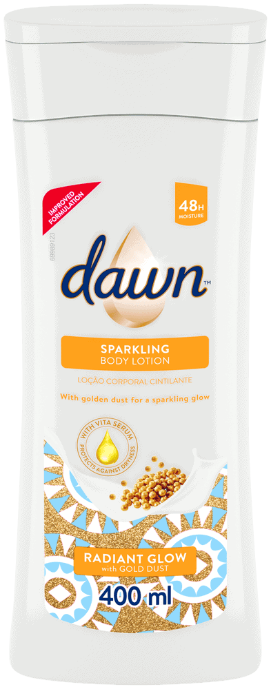 Dawn Radiant Glow with Gold Dust Moisturizing Body Lotion 400ml