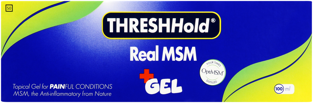 Threshhold Real MSM+ Pain Relief Topical Gel 100ml