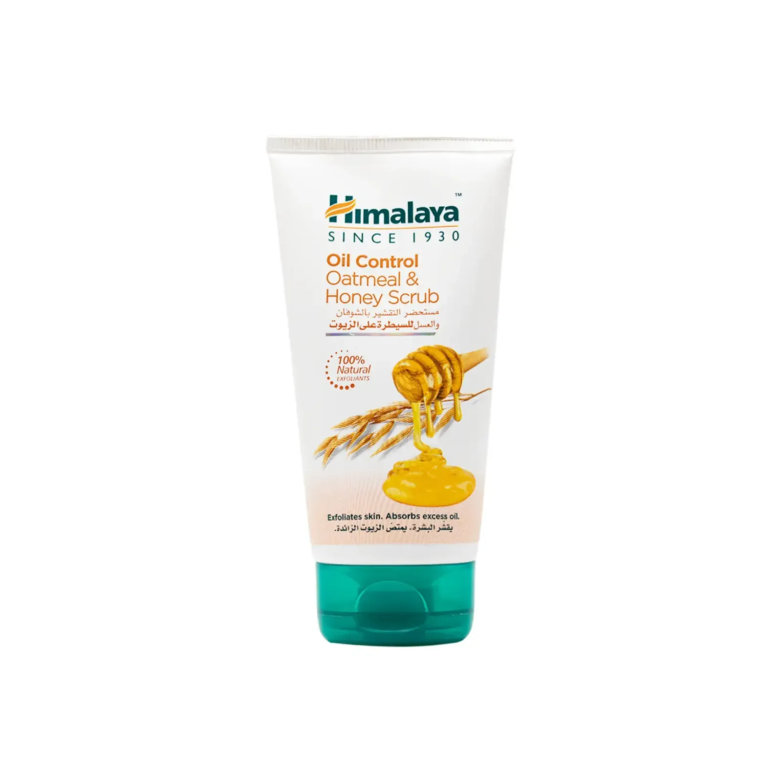 Front of Himalaya Oil Control Oatmeal & Honey Scrub tube 150 ml