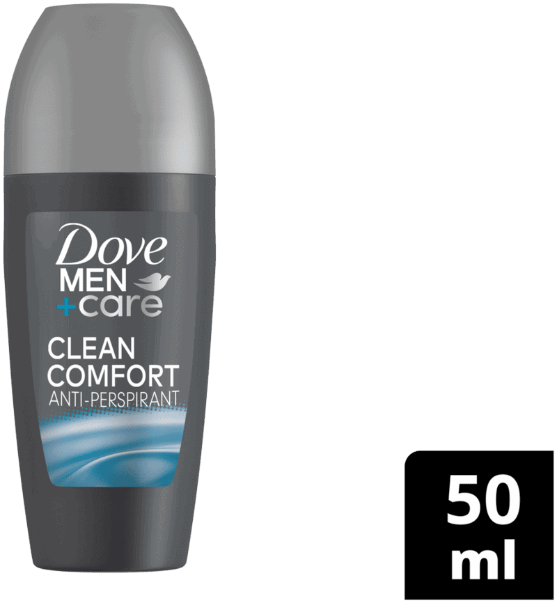 Dove Men+care Clean Comfort Antiperspirant Roll-On Deodorant 50ml