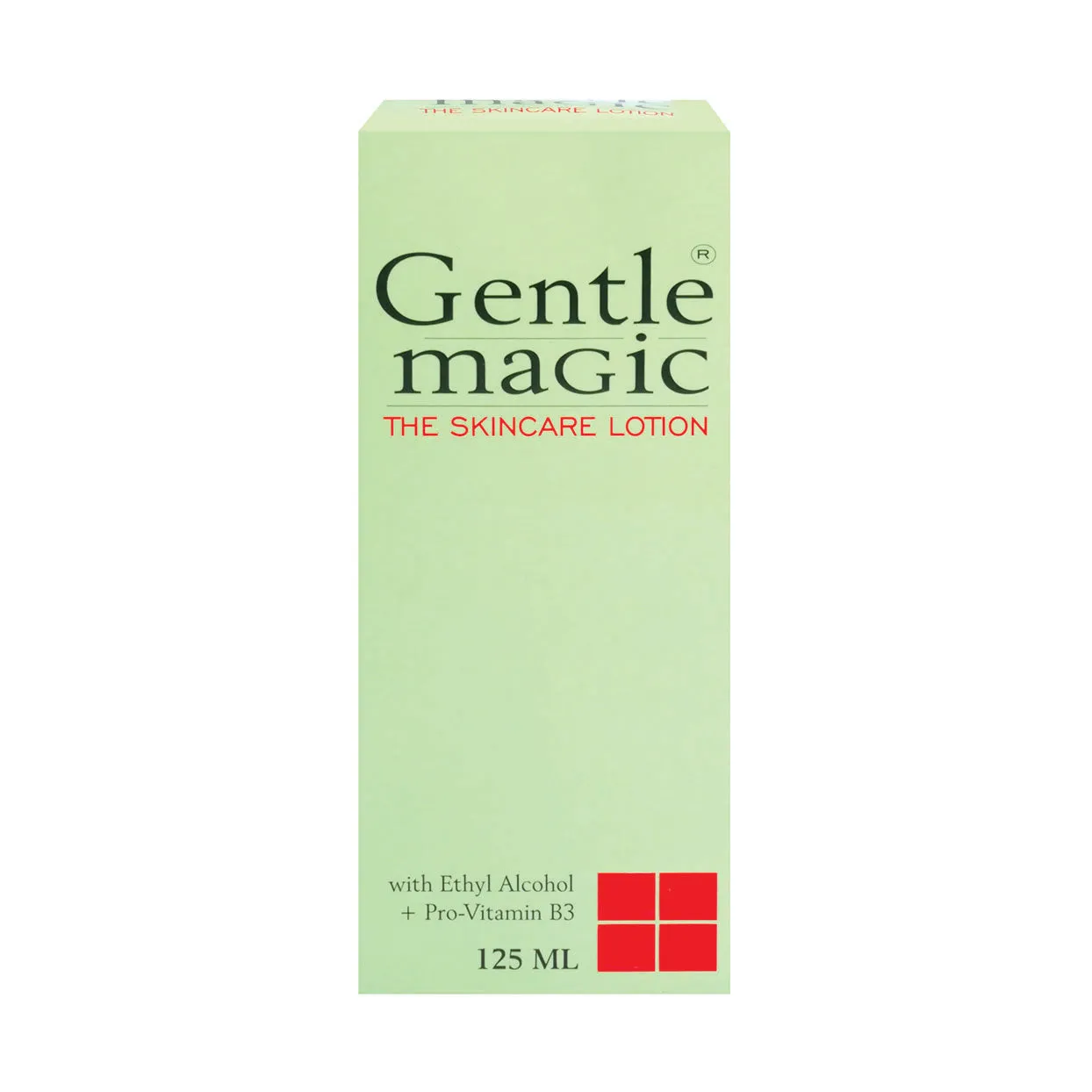 Front of Gentle Magic The Skincare Lotion 125ml box