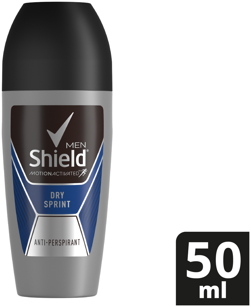 Shield Men Dry Sprint Antiperspirant Roll-On Deodorant 50ml