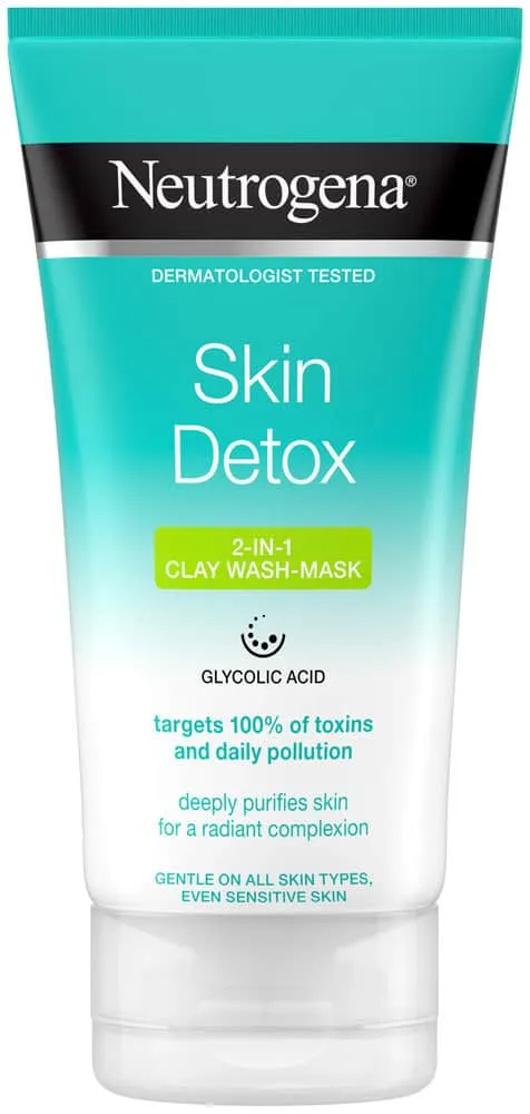 Neutrogena Skin Detox 2-in-1 Clay Wash-Mask 150ml