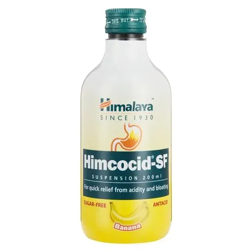 Front of Himalaya Himcocid-SF Banana Suspension 200 ml bottle