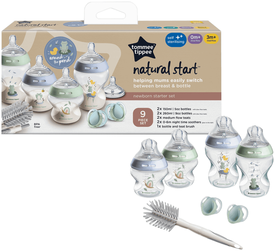 Tommee Tippee Newborn Bottle Starter Set 9pc