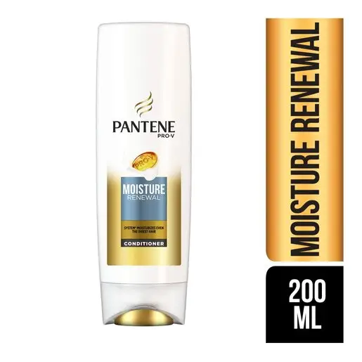 Front of Pantene Pro-V Moisture Renewal Conditioner 200 ml bottle