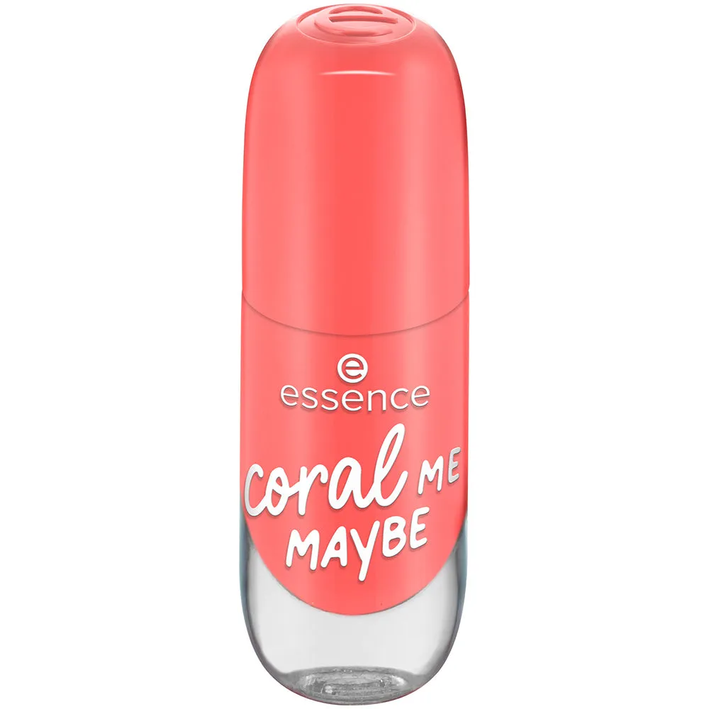 Front of Essence Gel Nail Colour 52 Coral Me Maybe bottle