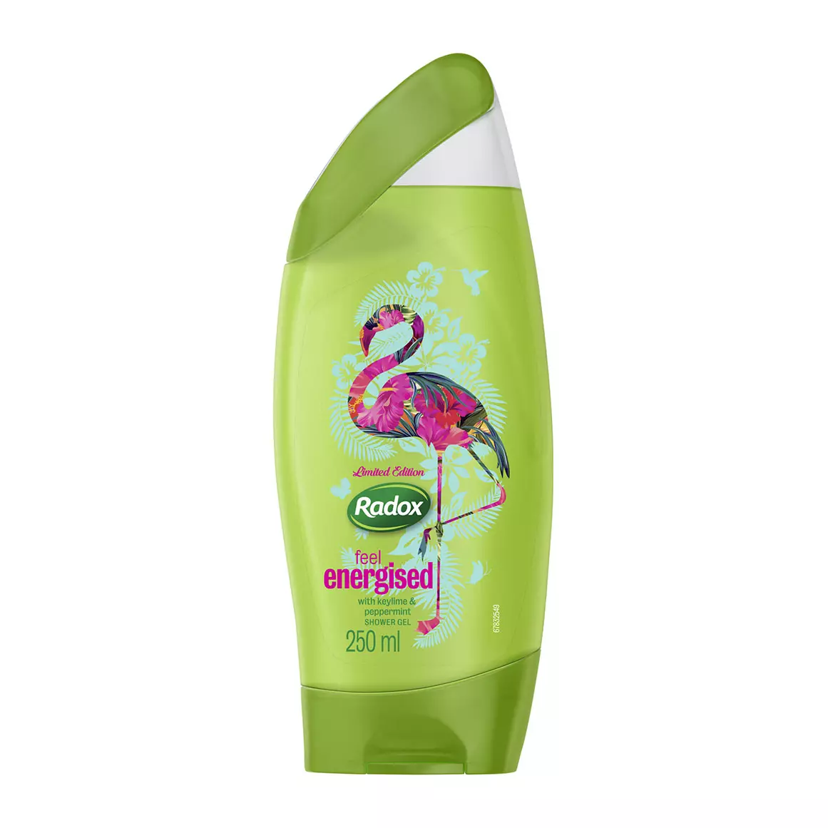 Front of Radox Feel Energised Shower Gel 250 ml bottle