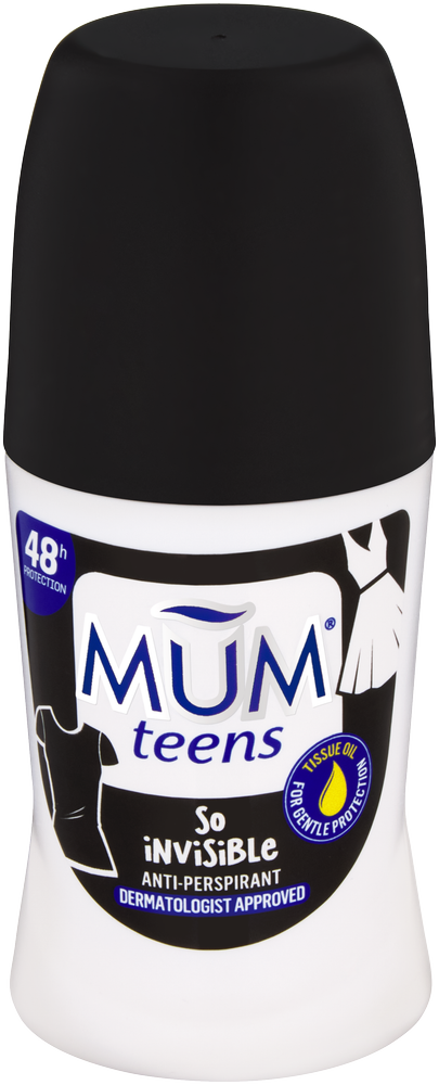 MUM Teens So Invisible Anti-Perspirant Roll-On 50ml