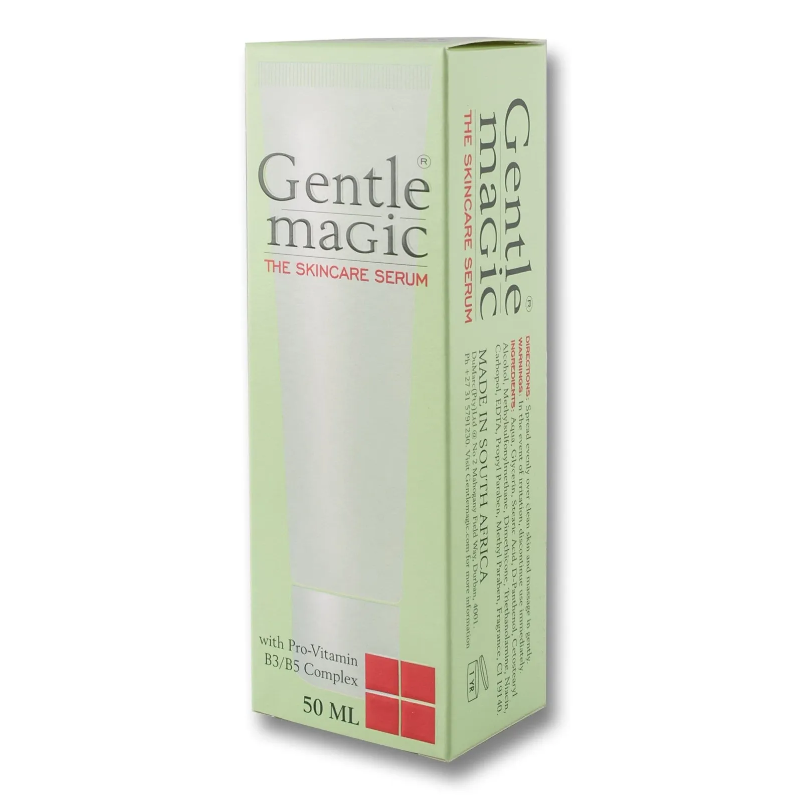 Front of Gentle Magic The Skincare Serum 50ml box