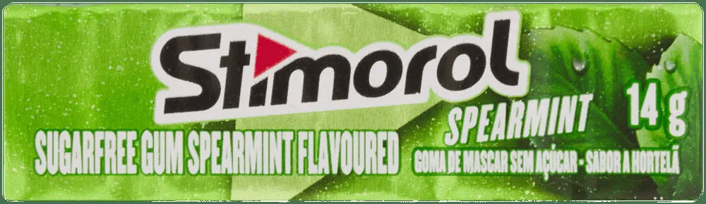 Stimorol Spearmint Flavoured Sugarfree Gum 10pk