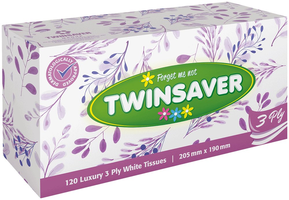 Twinsaver Summer 3 Ply Luxury Tissues 120pk