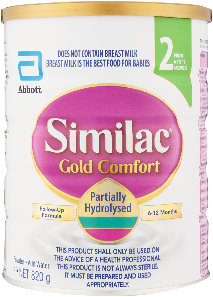 Similac Gold Comfort 2 Follow-Up Formula 820g