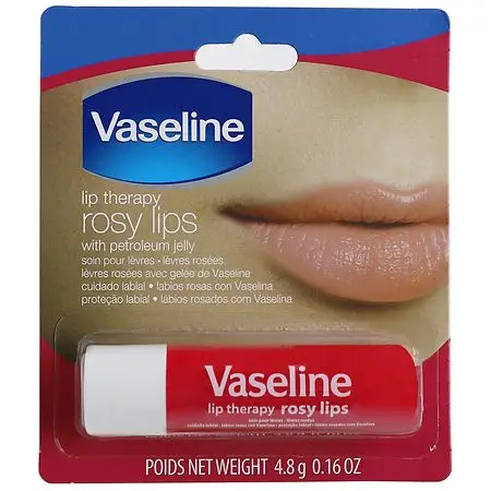 Vaseline Lip Therapy Rosy Lips blister pack 4.8g front