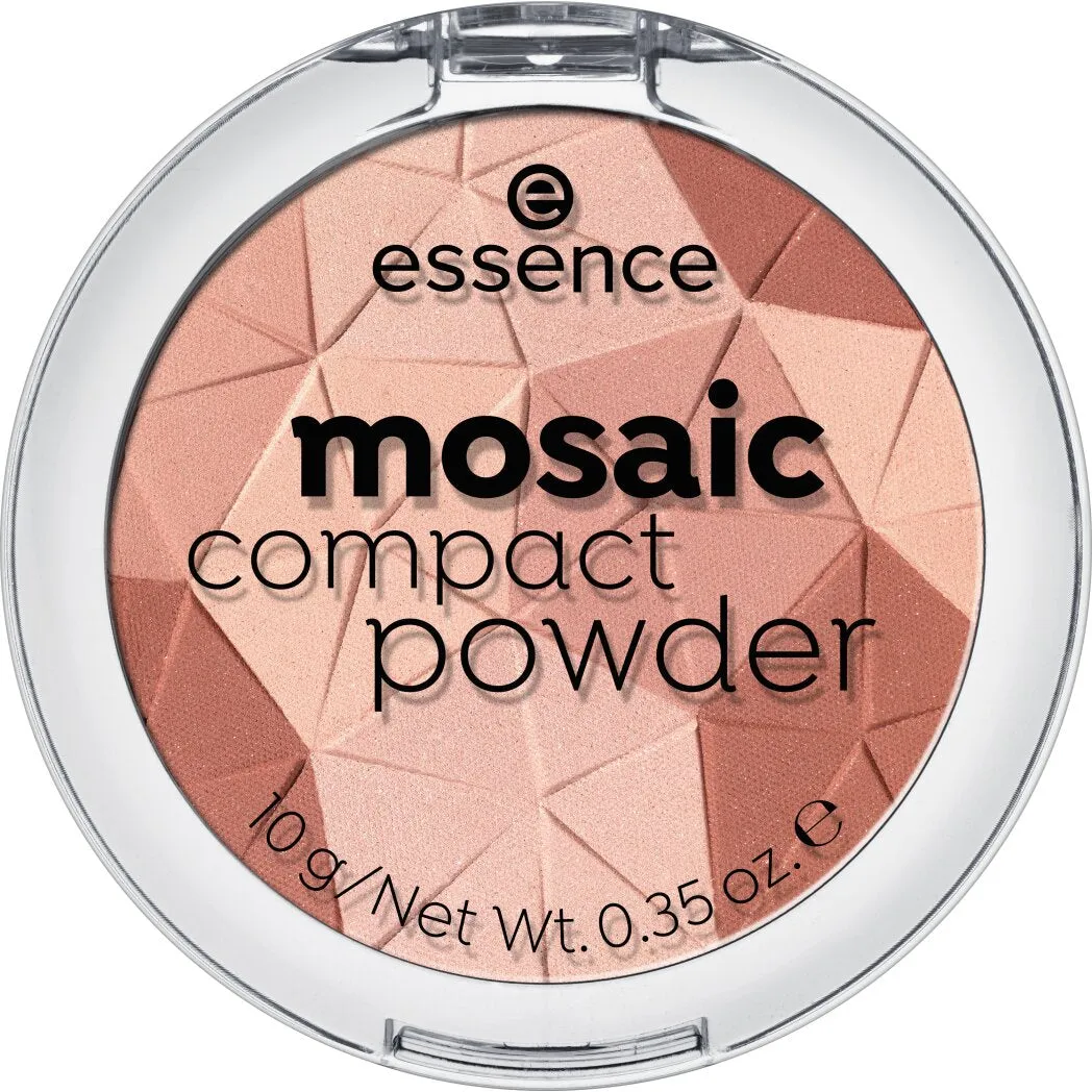 Front of Essence Mosaic Compact Powder 01 Sunkissed Beauty, 10 g compact