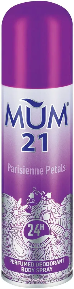 MUM 21 Parisienne Petals Perfumed Deodorant Body Spray 120ml