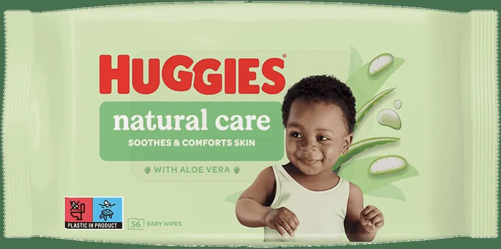 Huggies Natural Care Baby Wipes 56pk