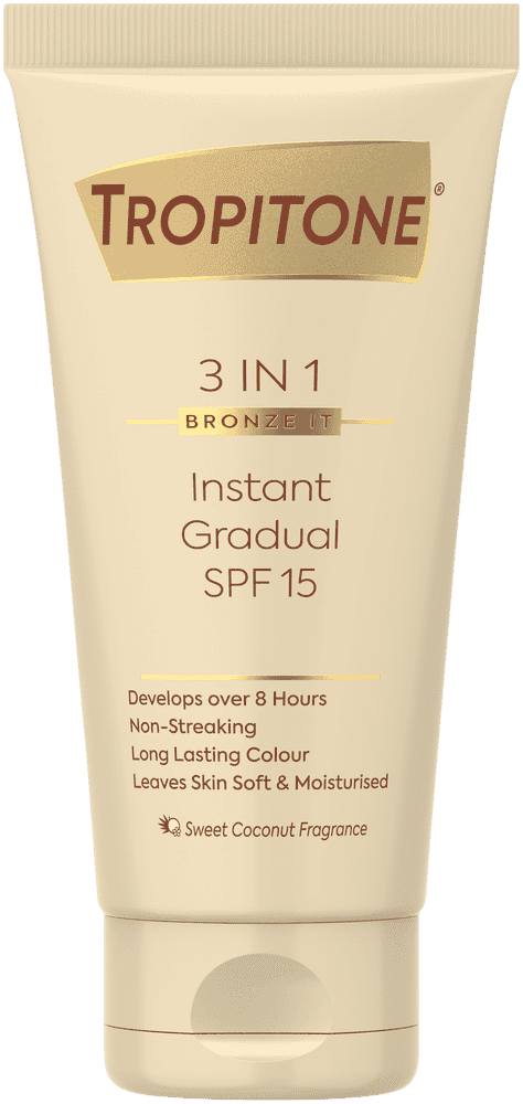 Tropitone Bronze It SPF 15 3-in-1 Instant Gradual Tan Lotion 150ml 150ml
