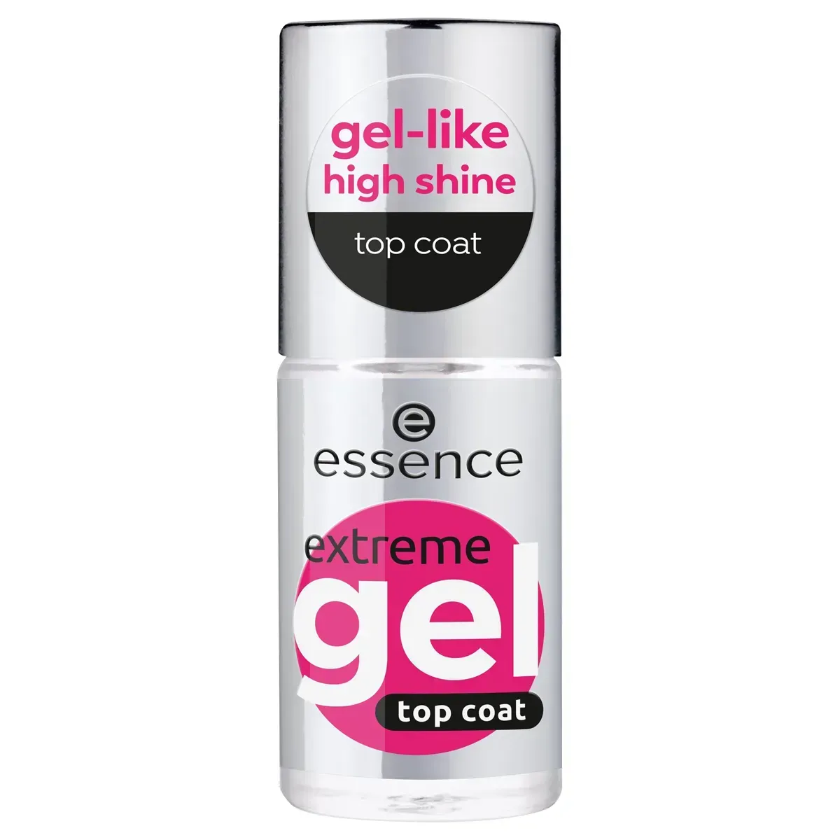 Front of Essence Extreme Gel Top Coat 01 nail polish bottle
