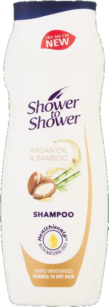 Shower To Shower Argan Oil & Bamboo Shampoo 400ml