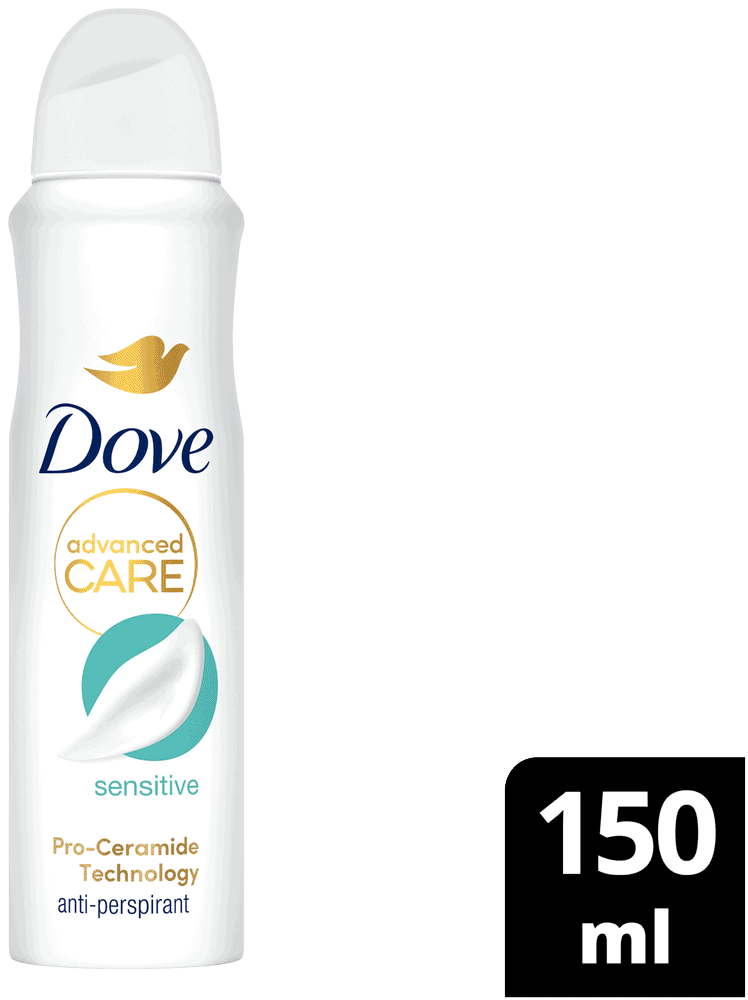 Dove Advanced Care Sensitive Anti-Perspirant Body Spray 150ml