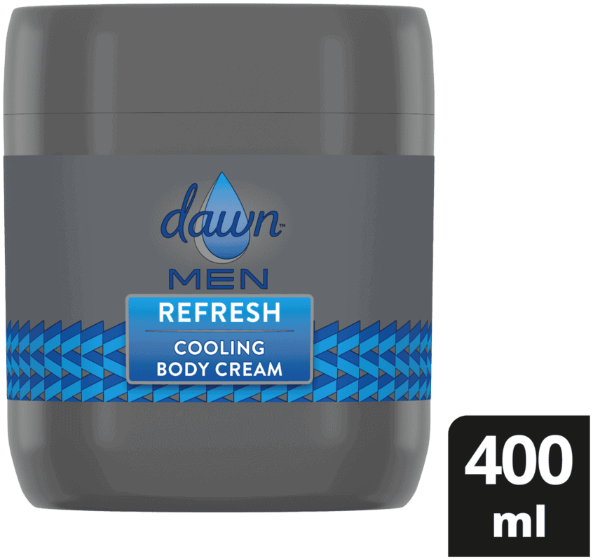 Dawn Men Refresh Cooling Body Cream 400ml