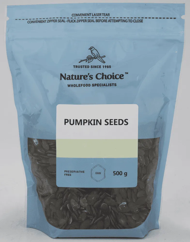 Nature's Choice Raw Pumpkin Seeds 500g