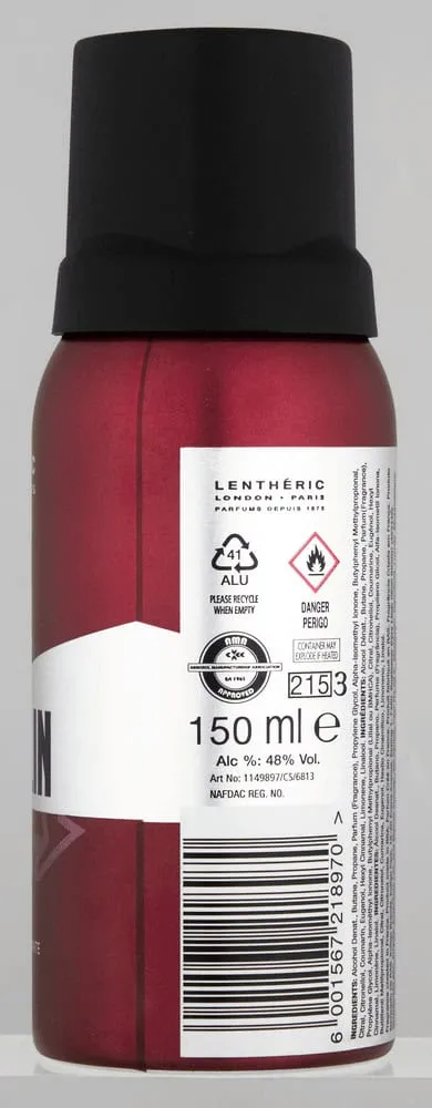 Lenthéric Masculin Intense Deodorant Spray 150ml