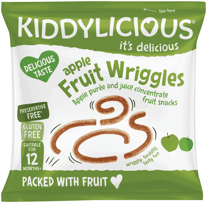 Kiddylicious Apple Fruit Wriggles 12g