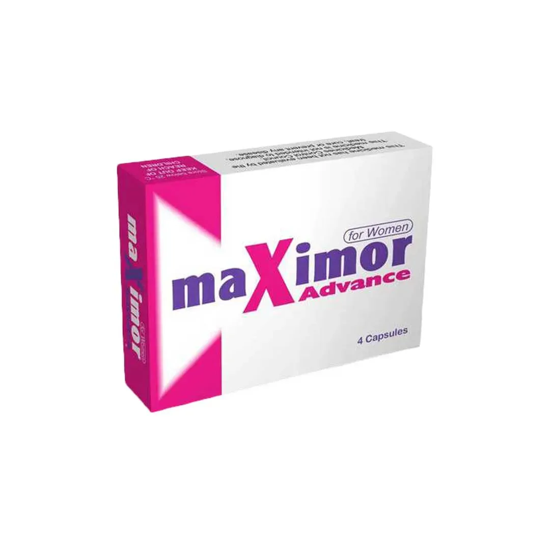 Angled view of Maximor Advance for Women 4 Capsules box