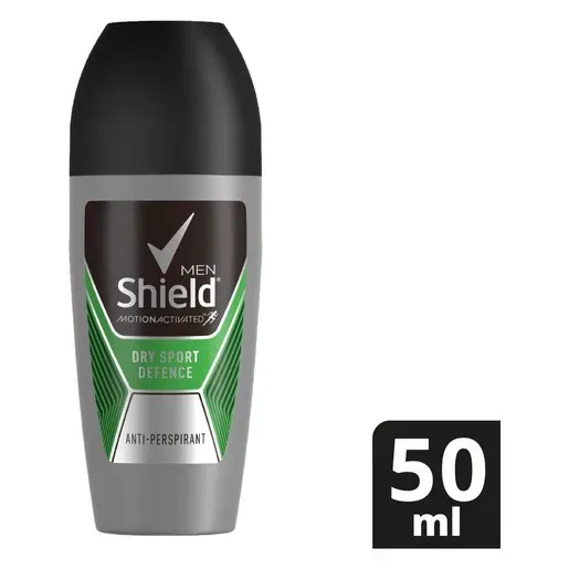 Front of Shield Men Dry Sport Defence Roll-On Anti-Perspirant 50 ml