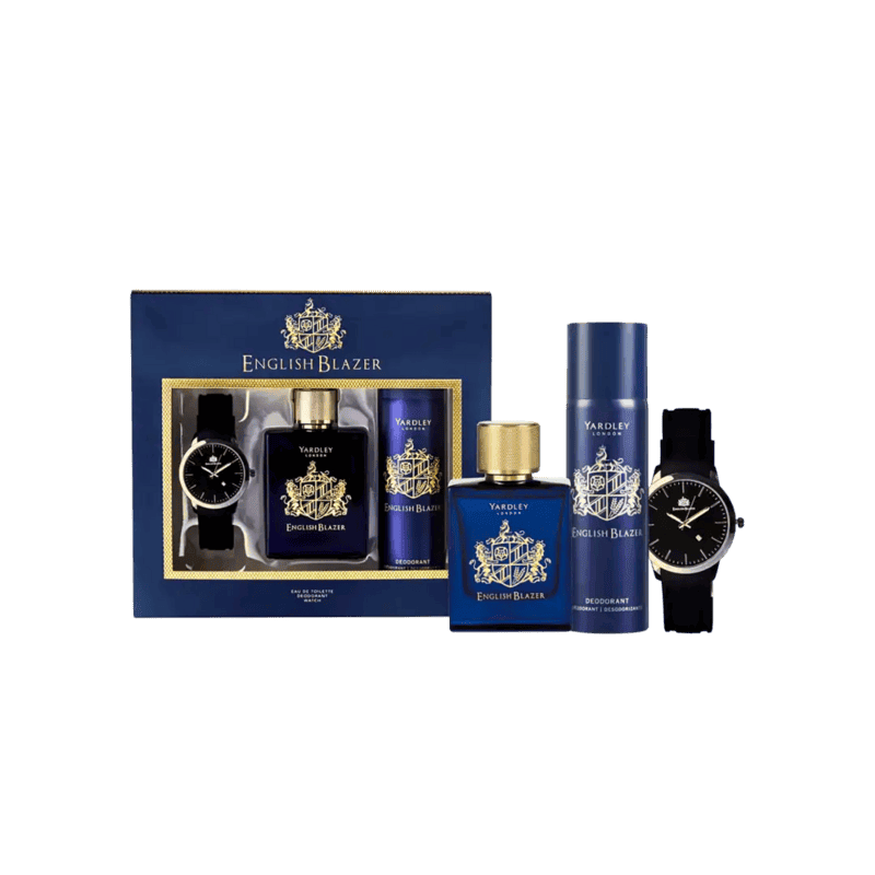Yardley ENGL BLAZER ORIG EDT 100ML&DEO 125&WATCH