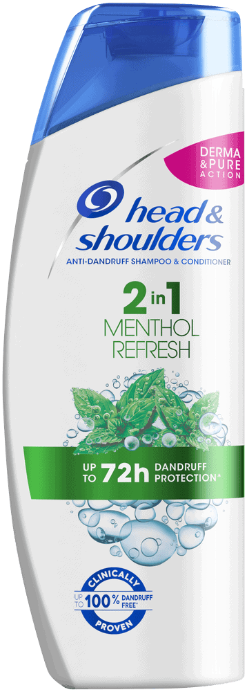 Head & Shoulders Menthol Refresh 2-in-1 Anti-Dandruff Shampoo & Conditioner 600ml