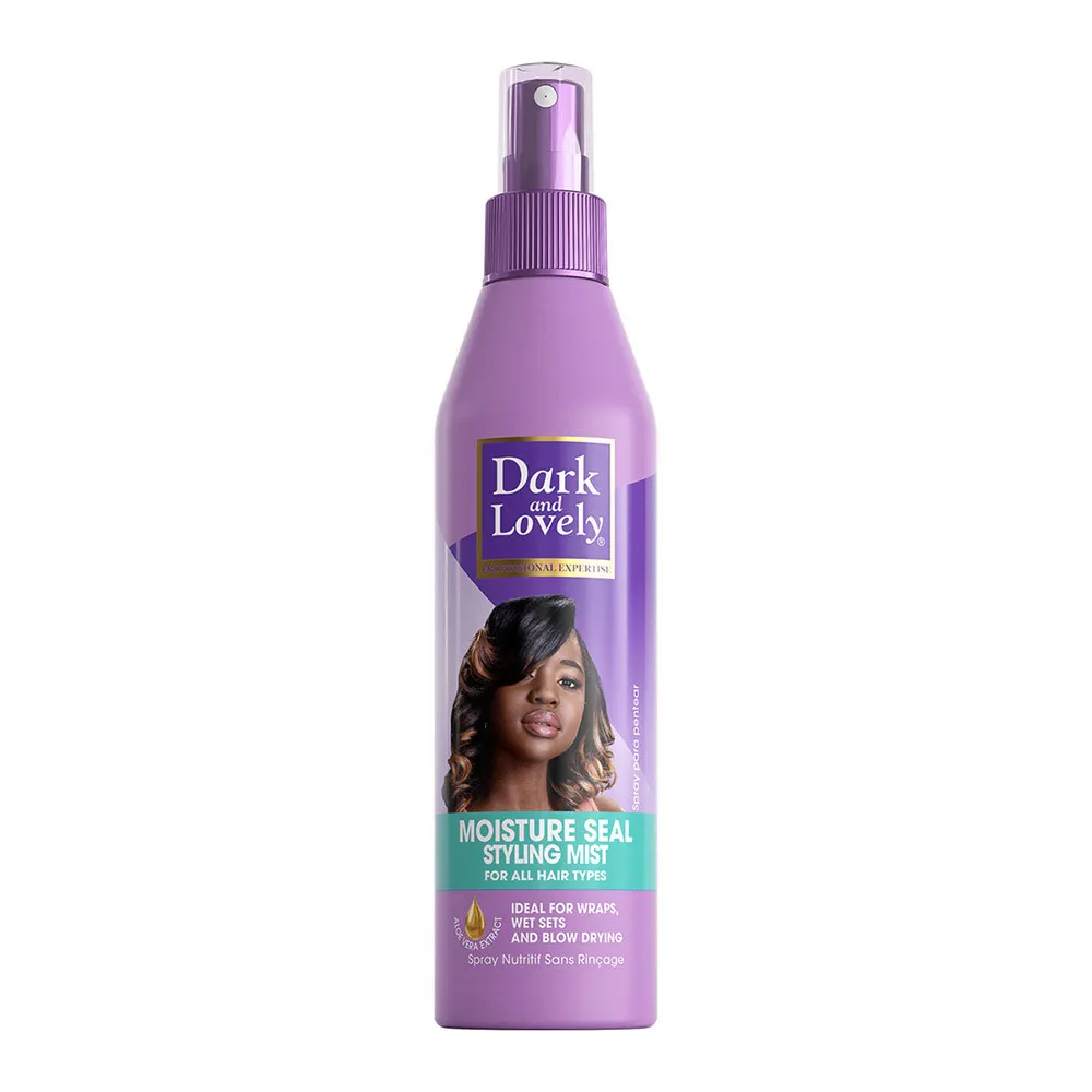 Front of Dark and Lovely Moisture Seal Styling Mist 250ml bottle
