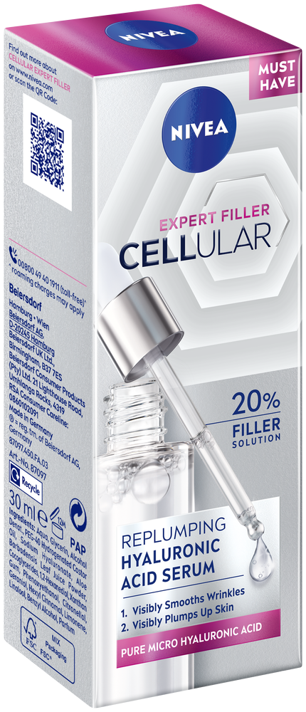Nivea Expert Filler Replumping Hyaluronic Acid Serum 30ml
