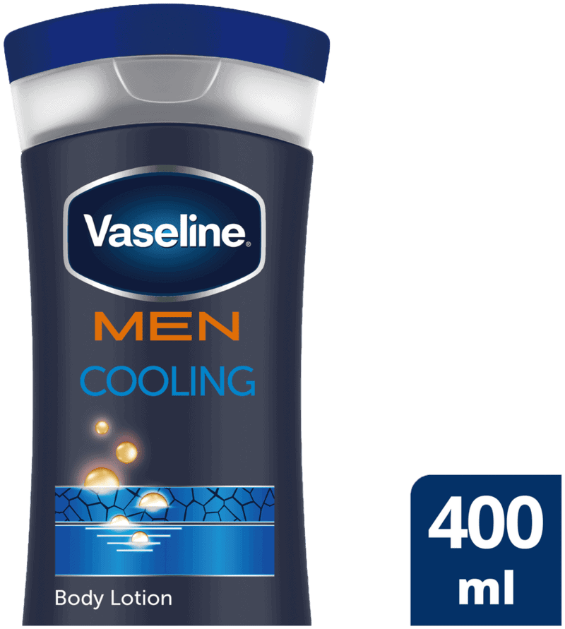 Vaseline Men Cooling Moisturizing Body Lotion 400ml