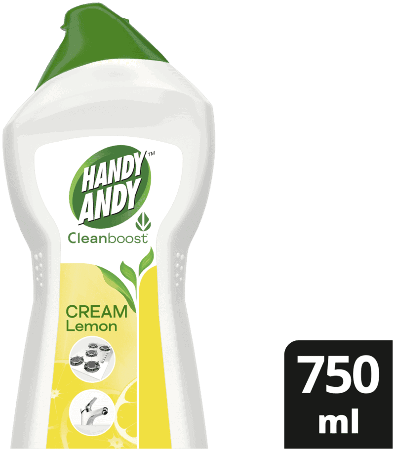 Handy Andy Cleanboost Lemon Multipurpose Cleaning Cream 750ml
