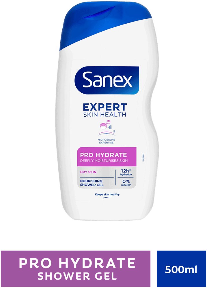 Sanex Expert Skin Health Pro Hydrate Shower Gel Body Wash 500ml