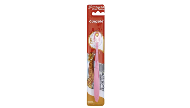 Front of Colgate 2-5 Years Jungle Extra Soft Toothbrush blister pack
